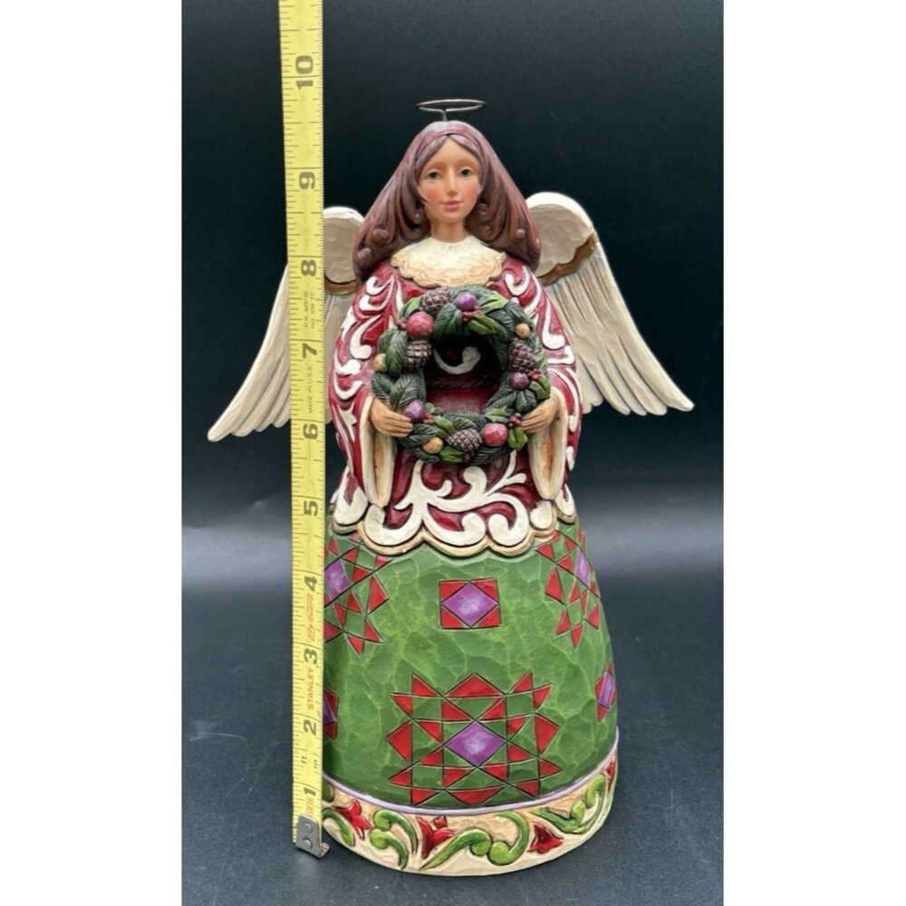 Jim Shore Enesco 10.25” Angel Prepare for Christmas Joy 2012 Collector 4027719 - Picture 4 of 9